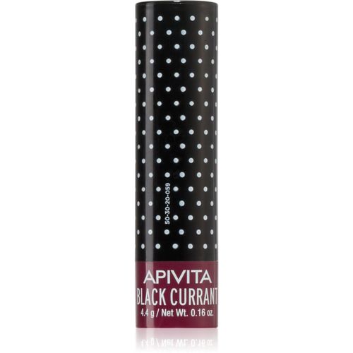 Lip Care Black Currant tinted bálsamo hidratante para labios 4.4 g - Apivita - Modalova