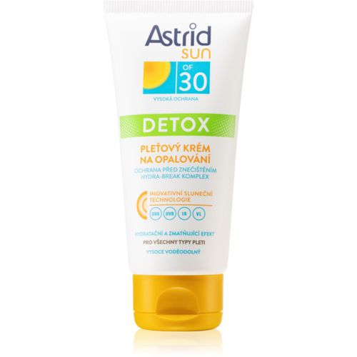 Sun Detox crema bronceadora para rostro con efecto desintoxicante SPF 30 50 ml - Astrid - Modalova