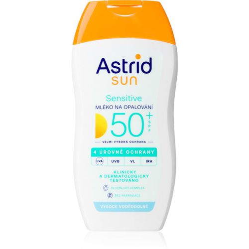 Sun Sensitive latte abbronzante SPF 50+ ad alta protezione UV 150 ml - Astrid - Modalova