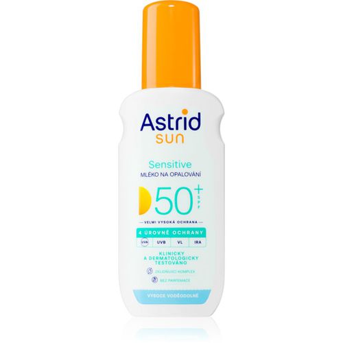 Sun Sensitive latte abbronzante in spray SPF 50+ ad alta protezione UV 150 ml - Astrid - Modalova