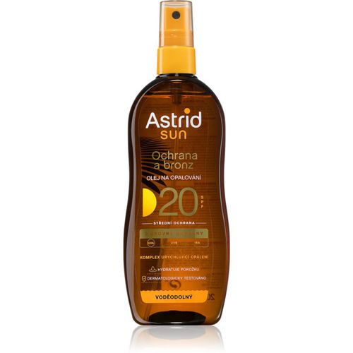 Sun aceite bronceador para un bronceado intenso SPF 20 200 ml - Astrid - Modalova