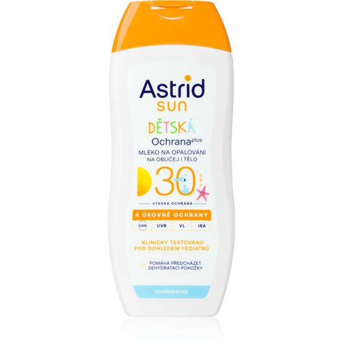 Sun latte abbronzante per bambini SPF 30 per viso e corpo 200 ml - Astrid - Modalova