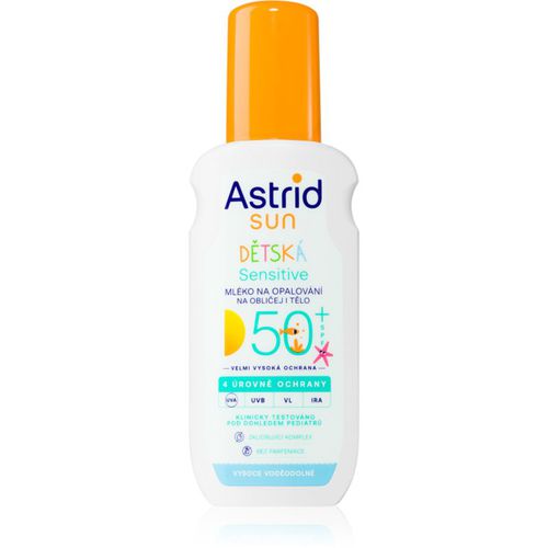 Sun Sensitive latte abbronzante per bambini SPF 50+ in spray 150 ml - Astrid - Modalova