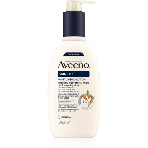 Skin Relief Nourishing Lotion leche corporal hidratante para pieles muy secas 300 ml - Aveeno - Modalova