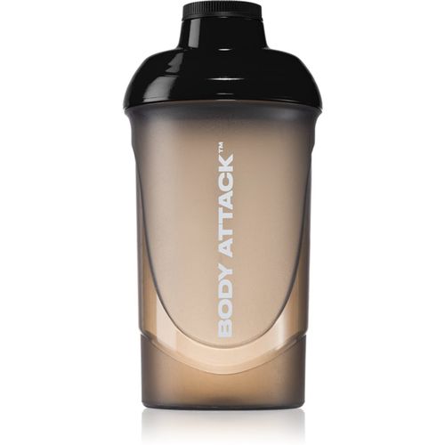 Shaker coctelera deportiva sin BPA color Black 600 ml - Body Attack - Modalova