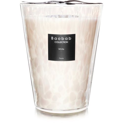 Pearls White candela profumata 24 cm - Baobab Collection - Modalova