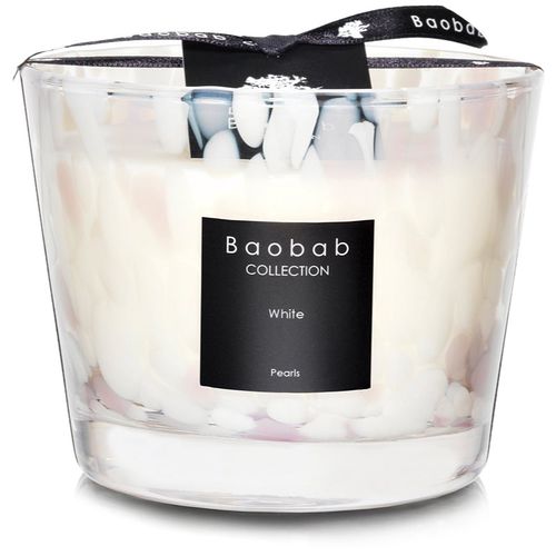 Pearls White candela profumata 10 cm - Baobab Collection - Modalova