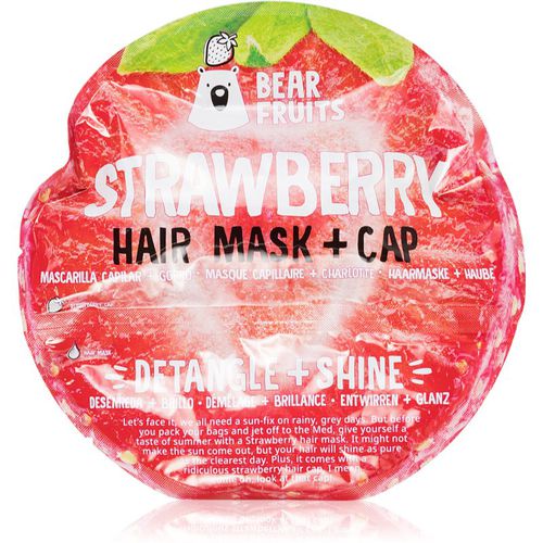 Strawberry Maske für die Haare für glänzendes und geschmeidiges Haar 20 - Bear Fruits - Modalova