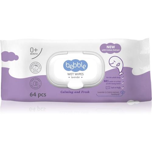 Wet Wipes Lavender Feuchttücher für Kinder mit Lavendel 64 St - Bebble - Modalova