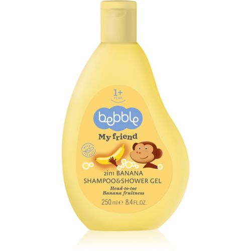 Banana Shampoo & Shower Gel champú y gel de ducha 2 en 1 para niños 1+ 250 ml - Bebble - Modalova