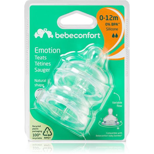 Emotion Slow to Medium Flow tettarella per biberon 0-12 m 2 pz - Bebeconfort - Modalova