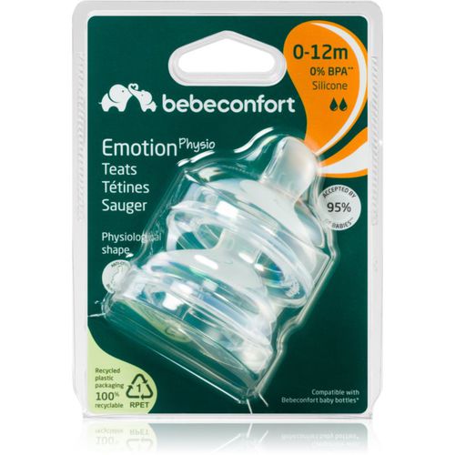 Emotion Physio Medium Flow tettarella per biberon 0-12 m 2 pz - Bebeconfort - Modalova