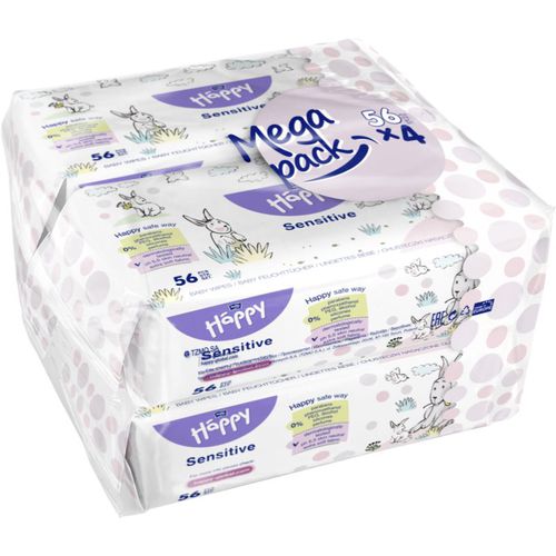 Sensitive salviette detergenti umidificate per bambini 4x56 pz - Bella Baby Happy - Modalova