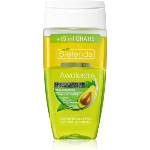 Avocado desmaquillante bifásico suave para ojos sensibles 140 ml - Bielenda - Modalova