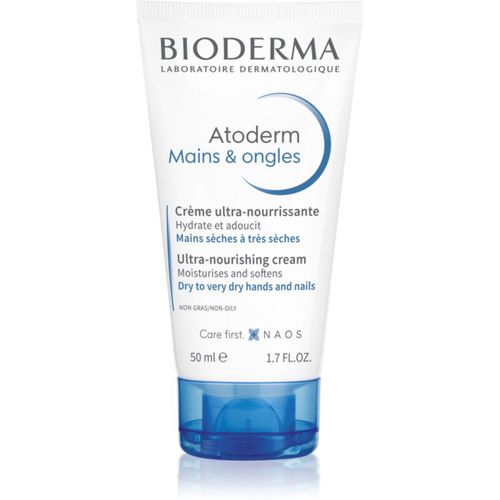 Atoderm Cream Hand & Nails crema de manos para pieles muy secas, sensibles y atópicas 50 ml - Bioderma - Modalova