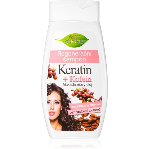 Keratin + Kofein champú regenerador 260 ml - Bione Cosmetics - Modalova