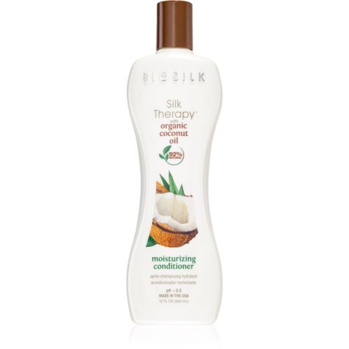 Silk Therapy Natural Coconut Oil acondicionador hidratante con aceite de coco 355 ml - Biosilk - Modalova