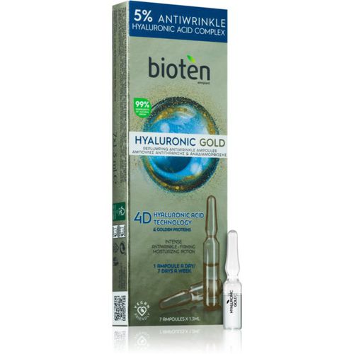 Hyaluronic Gold tratamiento antiarrugas de 7 días en ampollas para mujer 7x1,3 ml - Bioten - Modalova