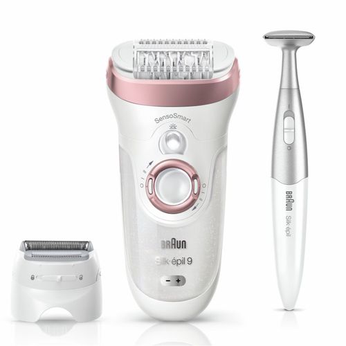 Silk-épil 9 S9890 Epilator + Bikinizonen-Styler für Damen 1 St - Braun - Modalova