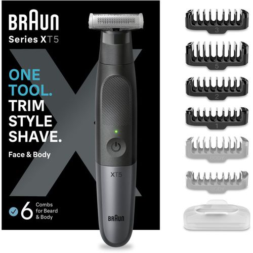 Series X XT5200 cortapelos y máquina de afeitar para la barba - Braun - Modalova