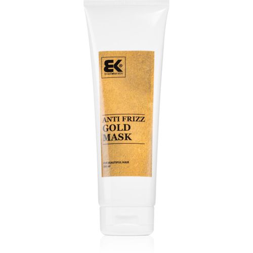 Gold Anti Frizz Mask mascarilla regeneradora con queratina para cabello maltratado o dañado 300 ml - Brazil Keratin - Modalova