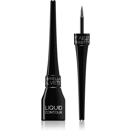 Liquid Contour eyeliner waterproof colore 01 Black 4 ml - Gabriella Salvete - Modalova