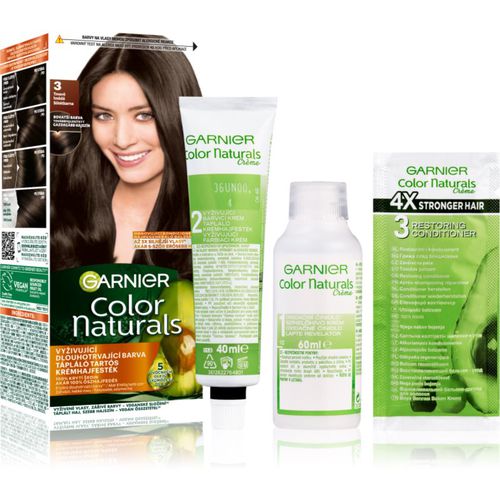 Color Naturals Creme tinte de pelo tono 3 Natural Dark Brown 1 ud - Garnier - Modalova