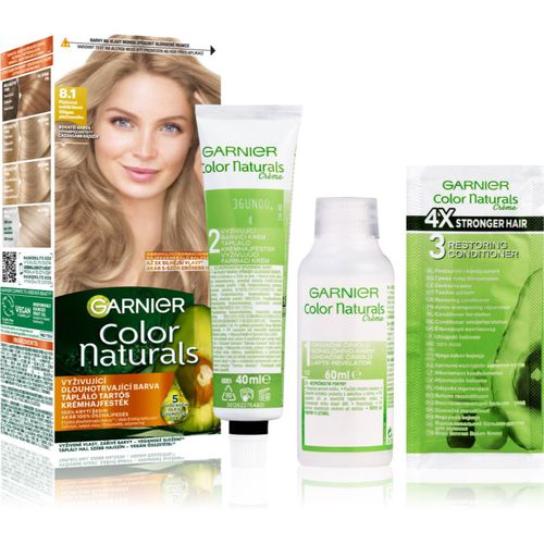 Color Naturals Creme tinte de pelo tono 8.1 Natural Light Ash Blond 1 - Garnier - Modalova