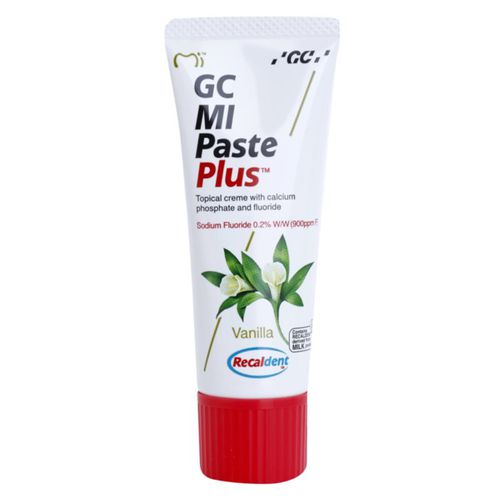 MI Paste Plus crema protectora remineralizante para dientes sensibles con fluoruro sabor Vanilla 35 ml - GC - Modalova