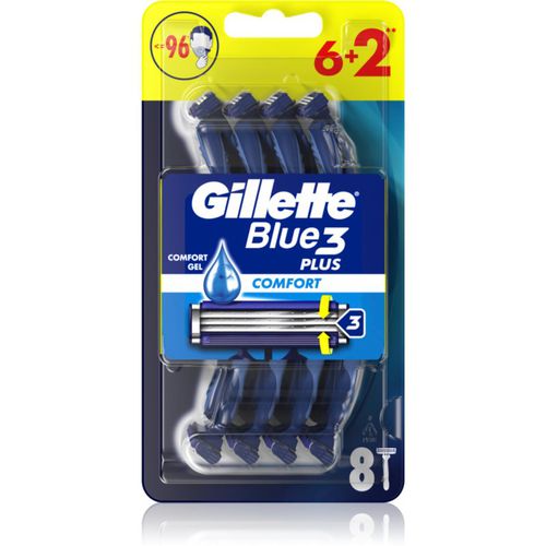 Blue 3 Comfort maquinillas de afeitar desechables para hombre 8 ud - Gillette - Modalova