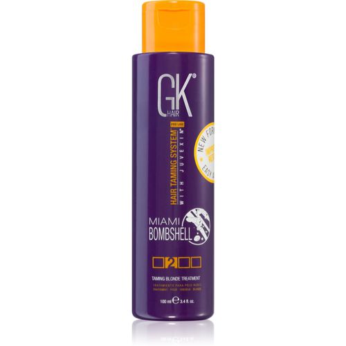 Miami Bombshell Taming Blonde Treatment Keratinmaske für blondes und meliertes Haar 100 ml - GK Hair - Modalova