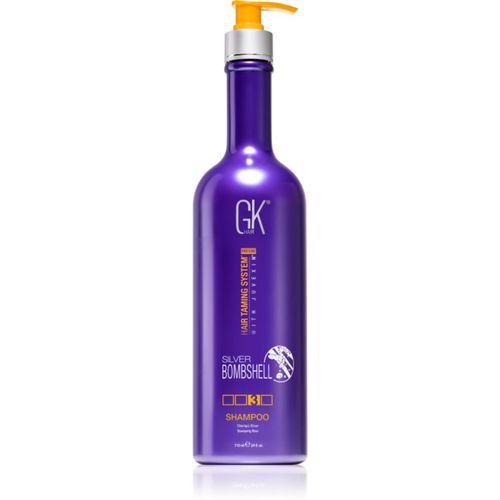 Silver Bombshell champú para cabello rubio para neutralizar los matices cobrizos 710 ml - GK Hair - Modalova