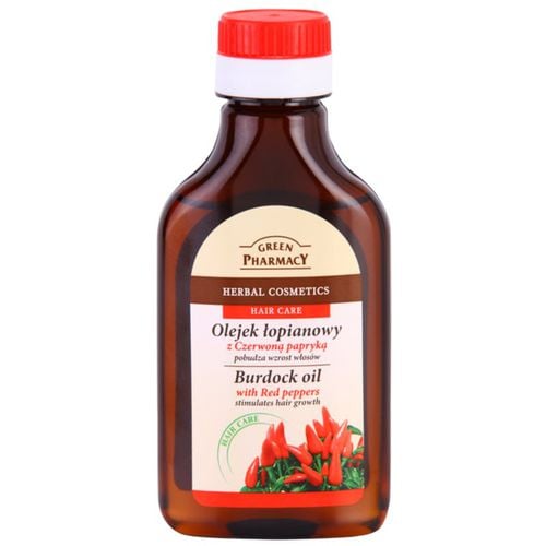 Hair Care Red Peppers aceite de bardana para estimular el crecimiento de cabello 100 ml - Green Pharmacy - Modalova