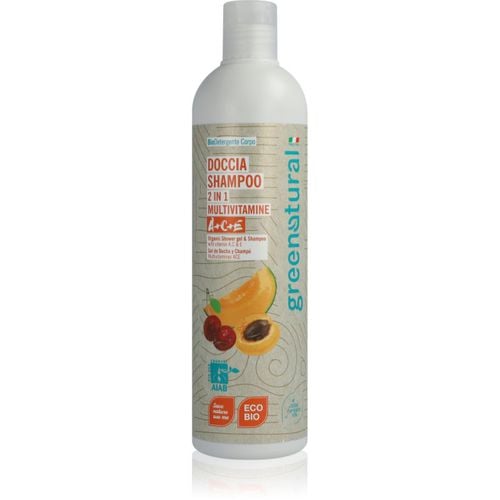 Shower Gel & Shampoo gel de ducha y champú 2en1 con vitaminas A, C, E 400 ml - Greenatural - Modalova