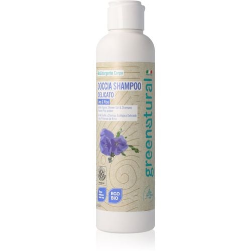 Shower Gel & Shampoo gel doccia e shampoo 2 in 1 Linen and Rice 250 ml - Greenatural - Modalova