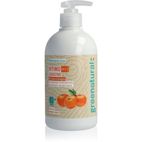 Intimate Wash Gel Sensitive pH 5,5 BIO gel de higiene íntima con efectos calmantes Aloe Vera 500 ml - Greenatural - Modalova