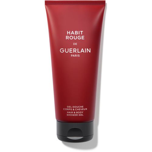 Habit Rouge gel de ducha para hombre 200 ml - GUERLAIN - Modalova