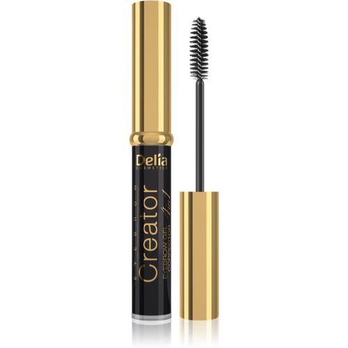 Creator gel para cejas 4 en 1 tono Black 7 ml - Delia Cosmetics - Modalova