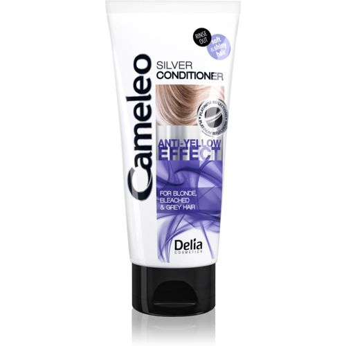 Cameleo Silver acondicionador para cabello rubio y canoso neutralizante para tonos amarillos 200 ml - Delia Cosmetics - Modalova