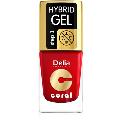 Coral Nail Enamel Hybrid Gel esmalte de uñas en gel tono 01 11 ml - Delia Cosmetics - Modalova