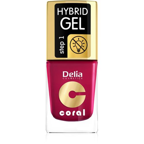 Coral Nail Enamel Hybrid Gel gel smalto colore 06 11 ml - Delia Cosmetics - Modalova