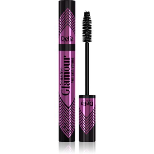 Glamour máscara de pestañas para aportar volumen y longitud para ojos sensibles tono Black 11 ml - Delia Cosmetics - Modalova