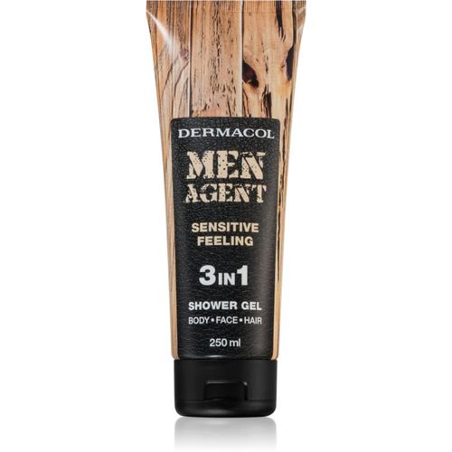 Men Agent Sensitive Feeling gel de ducha 3 en 1 250 ml - Dermacol - Modalova