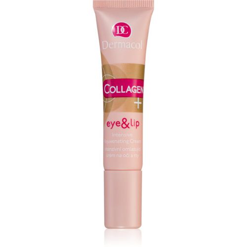 Collagen + crema rejuvenecedora intensiva para ojos y labios 15 ml - Dermacol - Modalova