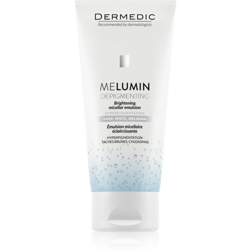 Melumin emulsione micellare detergente per pelli iperpigmentate 200 ml - Dermedic - Modalova