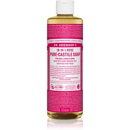 Rose jabón líquido universal 475 m - Dr. Bronner’s - Modalova