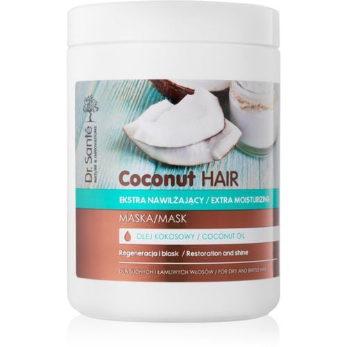 Coconut Hydratisierende Maske für Glanz auf trockenem und brüchigem Haar 1000 ml - Dr. Santé - Modalova