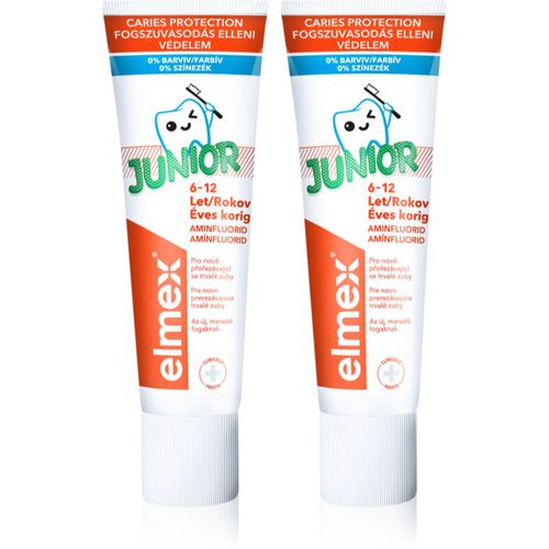 Junior 6-12 Years pasta de dientes para niños 2 x 75 ml - Elmex - Modalova