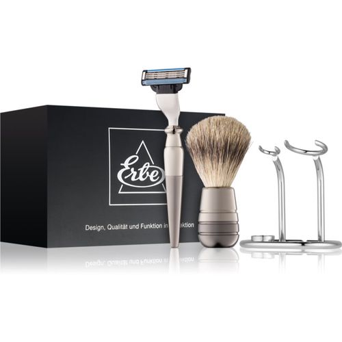 Shave Razor 6433 Mach 3 Titan kit de afeitar para hombre - Erbe Solingen - Modalova