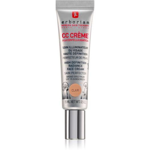 CC Crème Centella Asiatica aufhellende Creme für eine einheitliche Hautfarbe mit SPF 25 kleine Packung Farbton Clair 15 ml - Erborian - Modalova